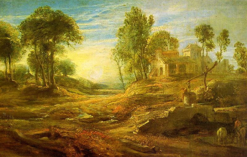 Peter Paul Rubens Landscape with a Watering Place